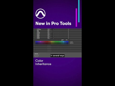 I/O Setup and Routing color coding in Pro Tools — Color inheritance ▶️ youtu.be/h0cnecmGAPo