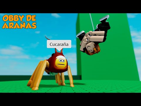 OBBY DE ARAÑAS MOMENTOS DIVERTIDOS (ROBLOX)