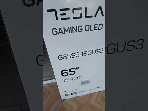 Smart TV TESLA 65" GAMING QLED!! 🔥 #smarttv #tesla #googletv