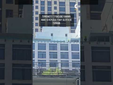 ALERTA de <strong>TSUNAMI</strong> por terremoto en Panamá: Pitaloza Arriba en emergencia