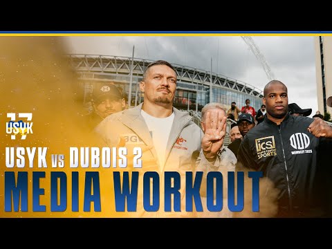 USYK vs DUBOIS 2 🔥 MEDIA WORKOUT