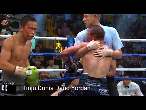 Tinju Dunia🥊Respect Daud Yordan Bikin Merinding Usai Di Curangi Akhirnya Petinju Rusia Tumbang 
