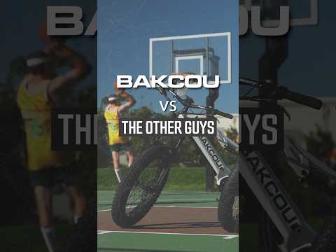 Pretty obvious choice right?! That’s how our eBikes stack up against the rest! #ebikes #nba #bakcou