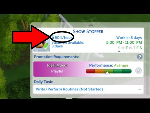 cheat promotion sims 4
