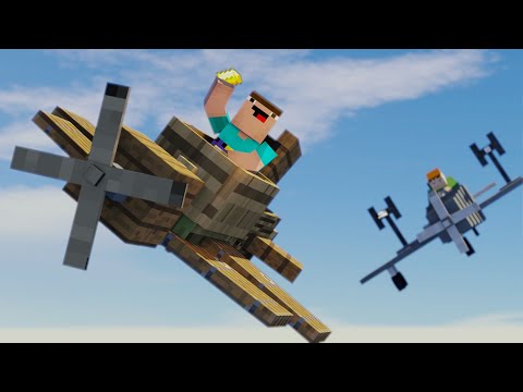 Derp Plane (Minecraft Animation) Last Man Standing