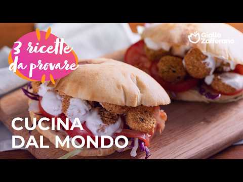 CUCINA DAL MONDO: 3 RICETTE da FARE a CASA🌍