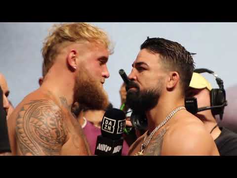 FULL FIGHT: Jake Paul vs Mike Perry Weigh In Ends in CHAOS!