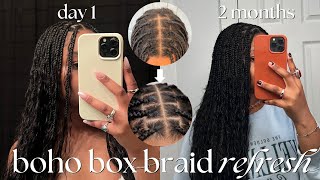 Boho Braid Refresh + Maintenance Tips | How to Extend the Life of Your Braids