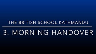 FIRST WEEK AT TBS | MORNING HANDOVER | 3/5 🌅
