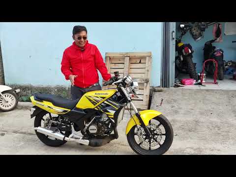 Ninja 150 SS Kuning Modifikasi Sunmori