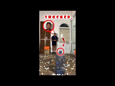 My NEW, BEST trick shot? w- Trickshotdav #Shorts