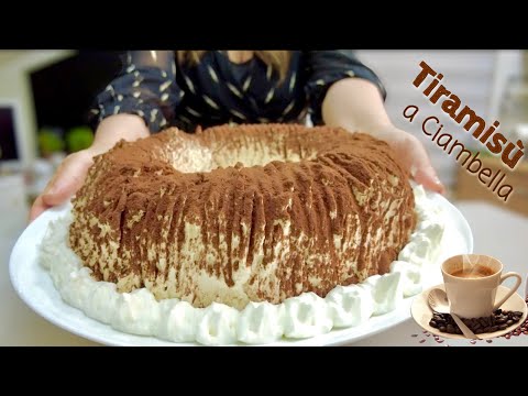 Tiramisù a Ciambella 🍩 senza cottura senza Uova - Tutti a tavola