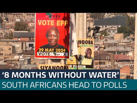 South Africa's ruling ANC party risks losing its grip on power in watershed election | ITV News