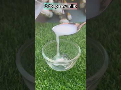 😱Milk Skin Whitening Viral Video/Night Cream For Fair Skin #youtubeshorts #shorts #glowingskin