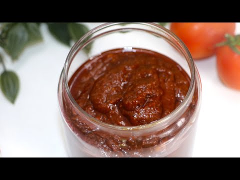 खट्टे टमाटर का चटपटा अचार एक बार बनाएं और महीनों तक खाएं | Tamatar ka Achar / Tomato Pachadi