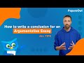 Effective Conclusions in Argumentative Essays