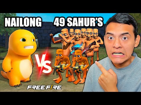 49 TUN TUN SAHUR vs NAILONG 😱🔥 ESTO PASÓ 😱 FREE FIRE