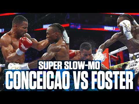 SLOW-MO REPLAYS! A Closer Look At The First Fight Between Foster & Conceicao