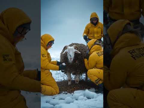 Goat trapped by million of honey bee #goat #animals #arcticanimal #shorts