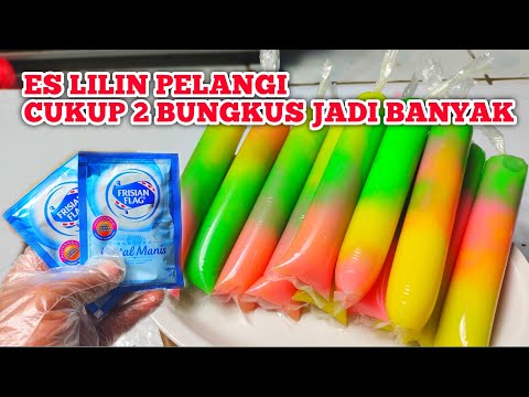 Cukup 2 Bungkus Jadi Sebanyak ini, Es Lilin Pelangi Untung Besar