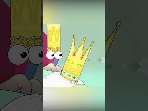 This snail king is so greedy.