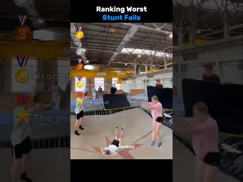 Ranking worst stunt fails ๐ญ#stunt #fails #shorts #top5