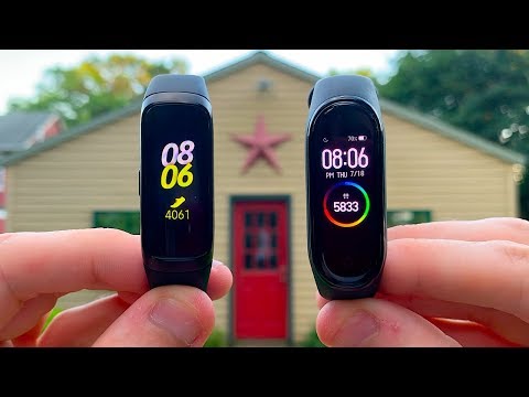 Samsung Galaxy Fit vs  Xiaomi Mi Band 4
