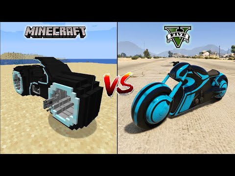 MINECRAFT TRON BIKE VS GTA 5 TRON BIKE - WHICH IS BEST?