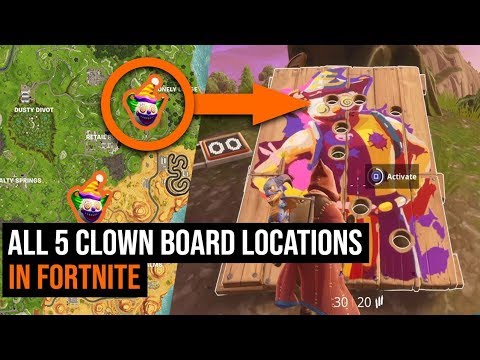  - all clown boards in fortnite