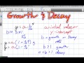 Exponential Growth and Decay Concepts