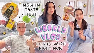 WEEKLY VLOG ✨ M&S new in taste test, self care week + I can't believe this is still happening 🏥