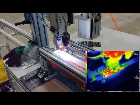 Laser Welding Thermal Imaging On an Evoke Motorcycles Battery Module