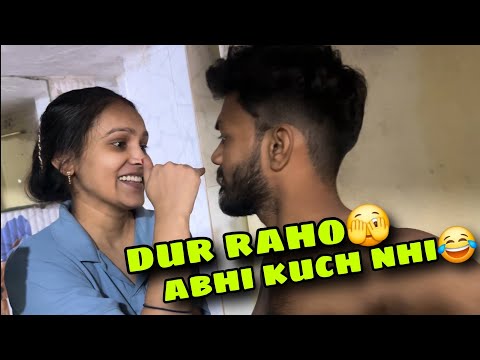 Rashmi thoda romance ho jay😅 hospital jana Kab band hoga 😒 #vlog #dailyvlog #couple