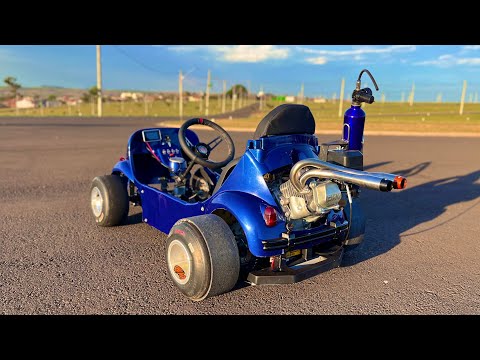 construindo um Go kart caseiro de Drift (video completo)