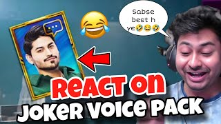 DYNAMO GAMING REACT ON Jokerkihaveli VOICE PACK😂🤣