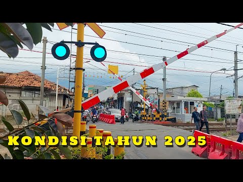 MELIHAT Perlintasan KRL JPL18 Kalideres Th 2025 : Loh kok gini sekarang !!