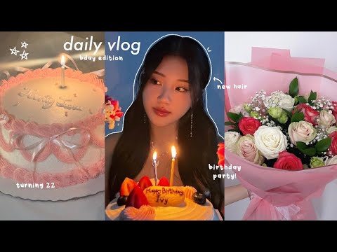 Birthday Vlog 🎂: Turning 22, Hair Transformation, Partying, Grandma's Recipes