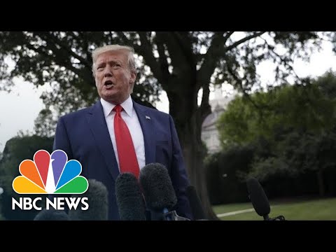 Watch: Trump Speaks to Reporters Before Departing for Florida | NBC News