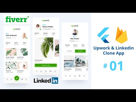 Flutter Job Finder App | Build Linkedin Clone | Firebase iOS & Android Upwork & Fiverr Clone Course