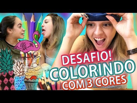 DESAFIO  COLORINDO COM 3 CORES