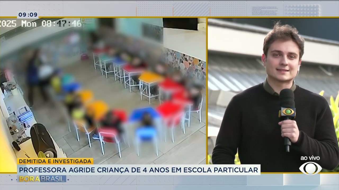 Professora agride criança de 4 anos em escola particular
