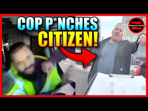 Road RAGING Cop P*nches Driver In The Face