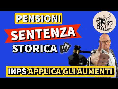 PENSIONI 👉 SENTENZA STORICA ❗ L’INPS APPLICA GLI AUMENTI: FINO A 612 € + ARRETRATI ✅
