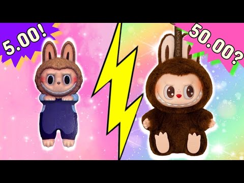 THE ULTIMATE BLIND BOX CHALLENGE!! $5.00 BLIND BAGS VS $50.00 BLIND BOXES!! LABUBU!!