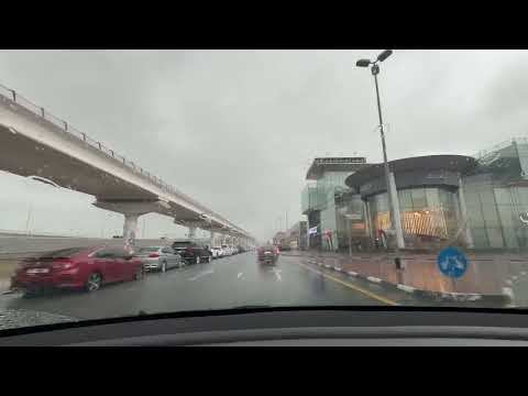 Non-Stop Rain in Dubai. March 23rd 2026. Driving Around the City
