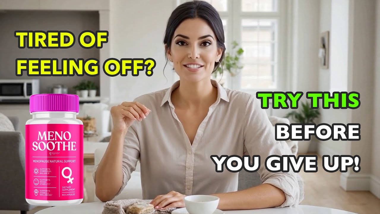 🔥 Menopause Relief WITHOUT Hormones? 😱 | MenoSoothe Real Review + Results 🌿