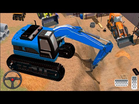 Heavy Excavator Crane: Construction City Truck 3D - Construction Simulator - Android GamePlay #2