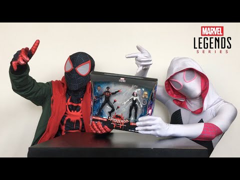 Spiderman Bros Unboxing MARVEL LEGENDS SPIDER-MAN MILES & SPIDERGWEN Action figures!!