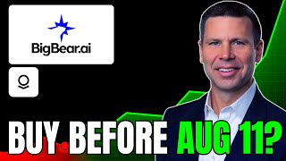 BigBear AI | Buy Before August 11? | The next Palantir Technologies? | BBAI stock $PLTR $BBAI #ai