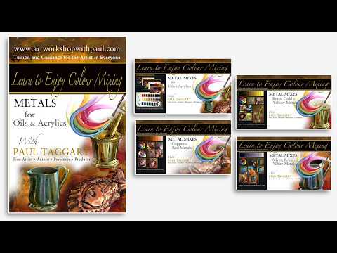 [Box-Set] Trailer - 'Series 1 : Learn to Enjoy Colour Mixing Metals with Paul Taggart